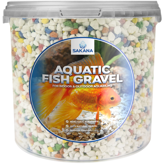 Sakana Coloured Aquatic Fish Gravel (Rainbow Mix)