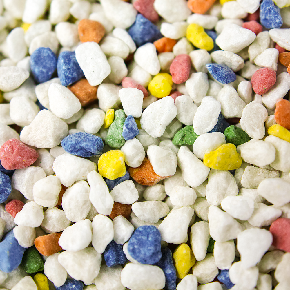 Sakana Coloured Aquatic Fish Gravel (Rainbow Mix)