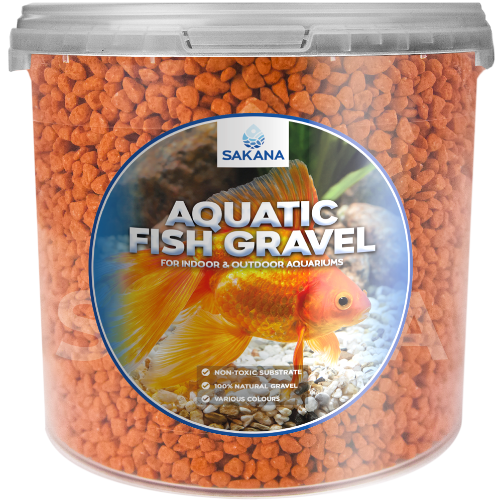 Sakana Coloured Aquatic Fish Gravel (Orange)