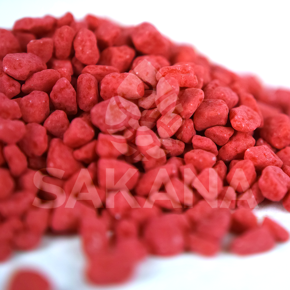 Sakana Coloured Aquatic Fish Gravel (Red)