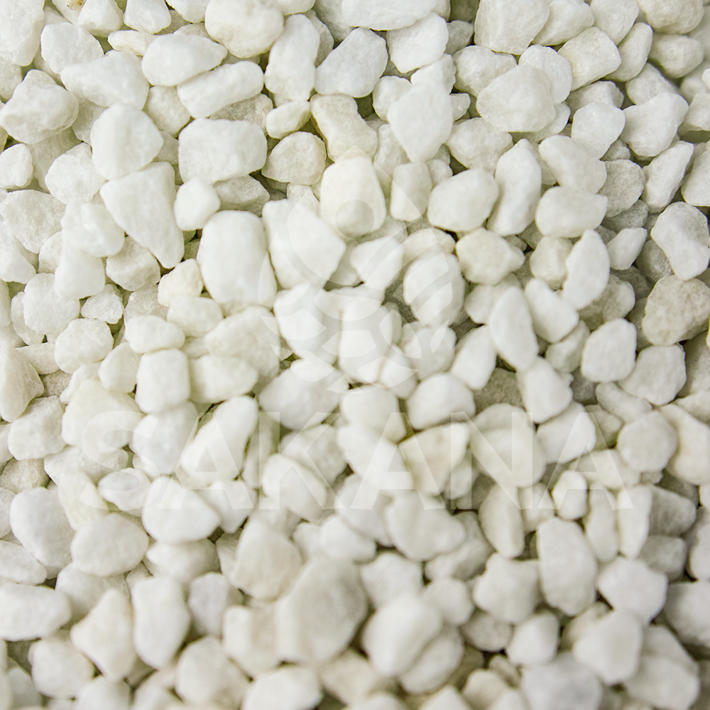Sakana Coloured Aquatic Fish Gravel (White)