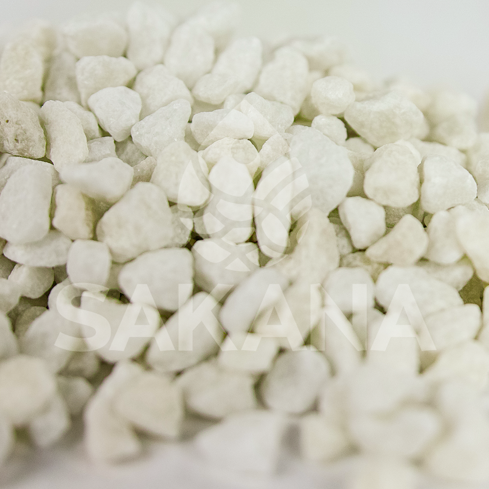 Sakana Coloured Aquatic Fish Gravel (White)