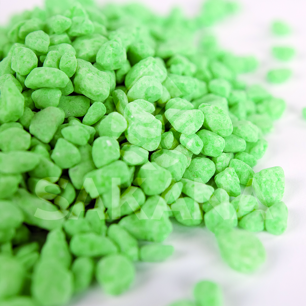 Sakana Fluorescent Aquatic Fish Gravel (Green)