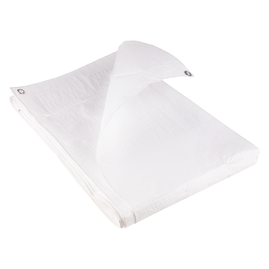 GroundMaster 80gsm Economy White Tarpaulin MASTER