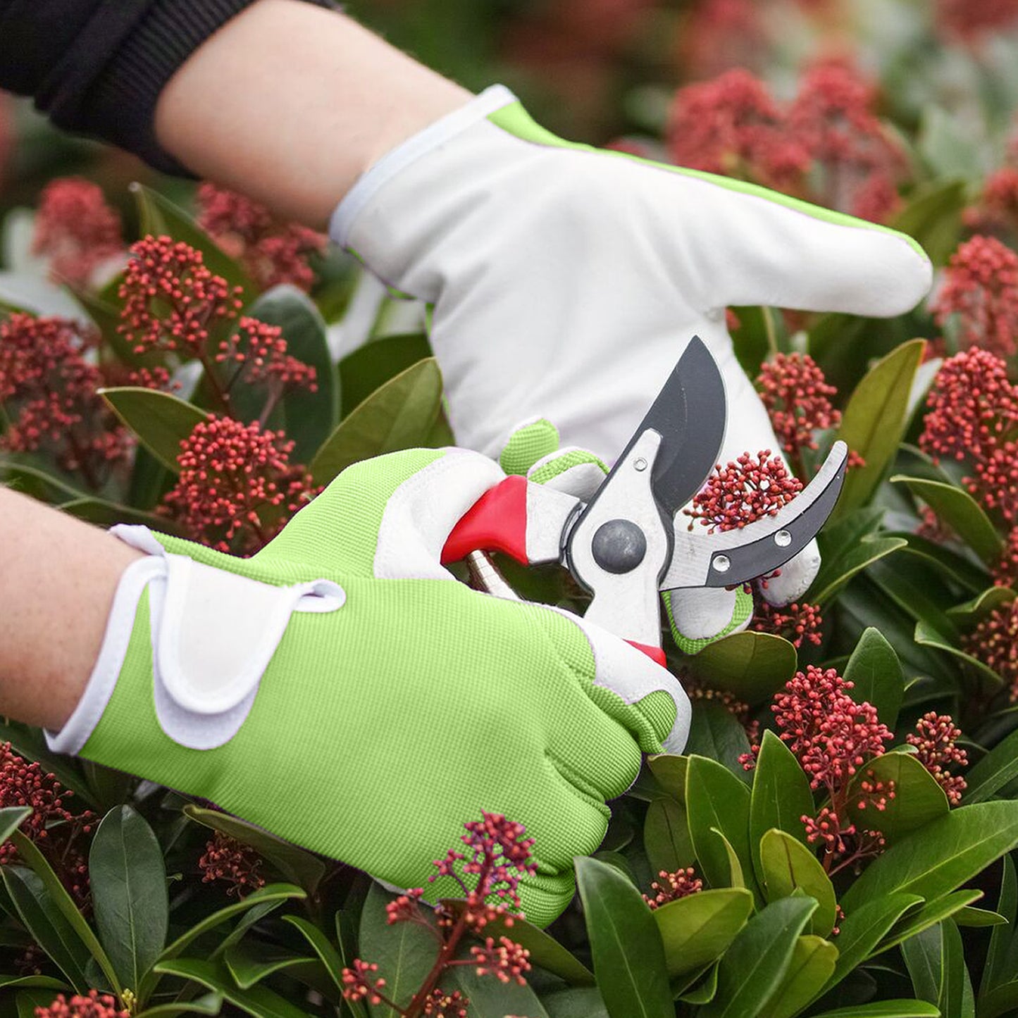 Comfy Gardener Gloves - Apple Candy Green - Medium
