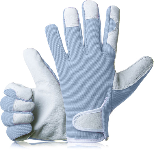 Comfy Gardener Gloves - Arctic Blue - Medium