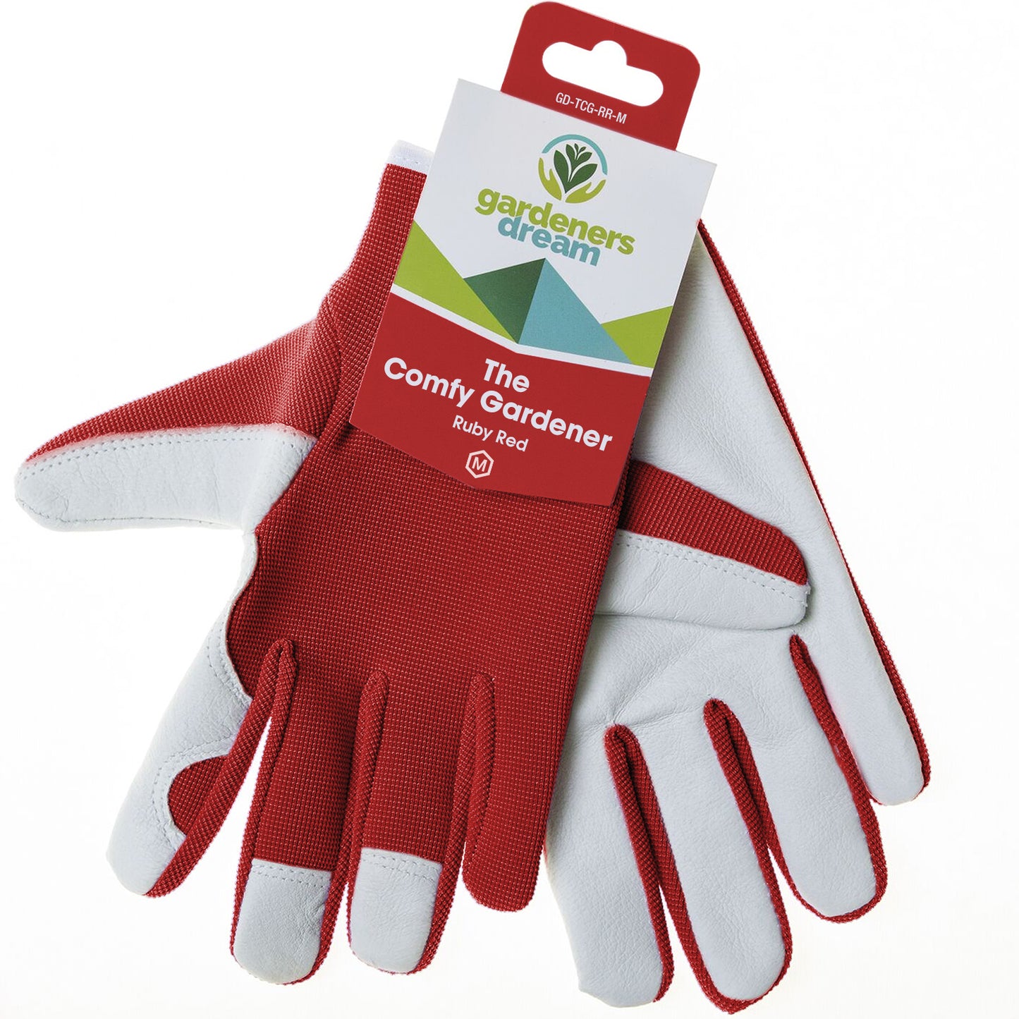 Comfy Gardener Gloves - Ruby Red - Medium