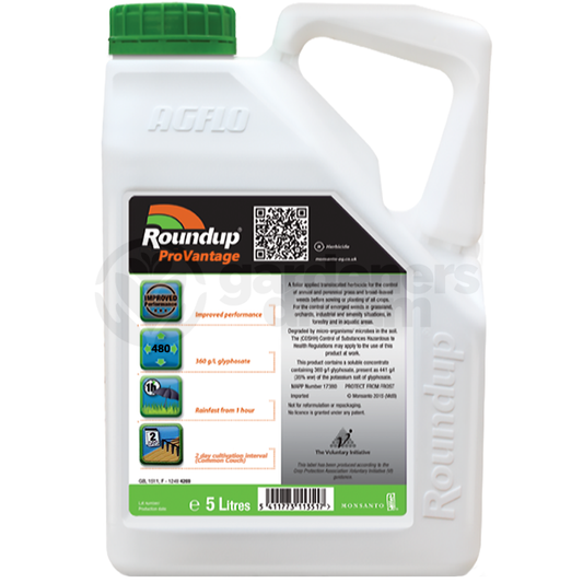 Roundup Pro Vantage 480 5 Litre
