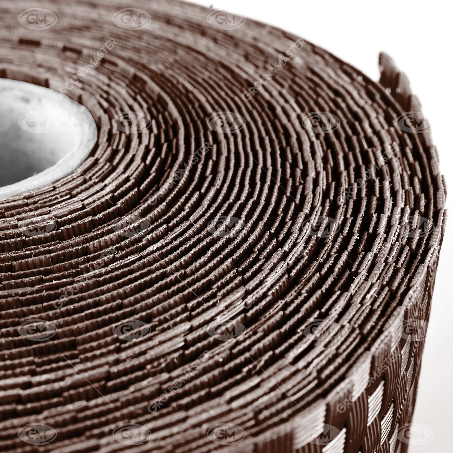 GroundMaster Polyrattan Screening (Dark Brown, 1m x 1m)