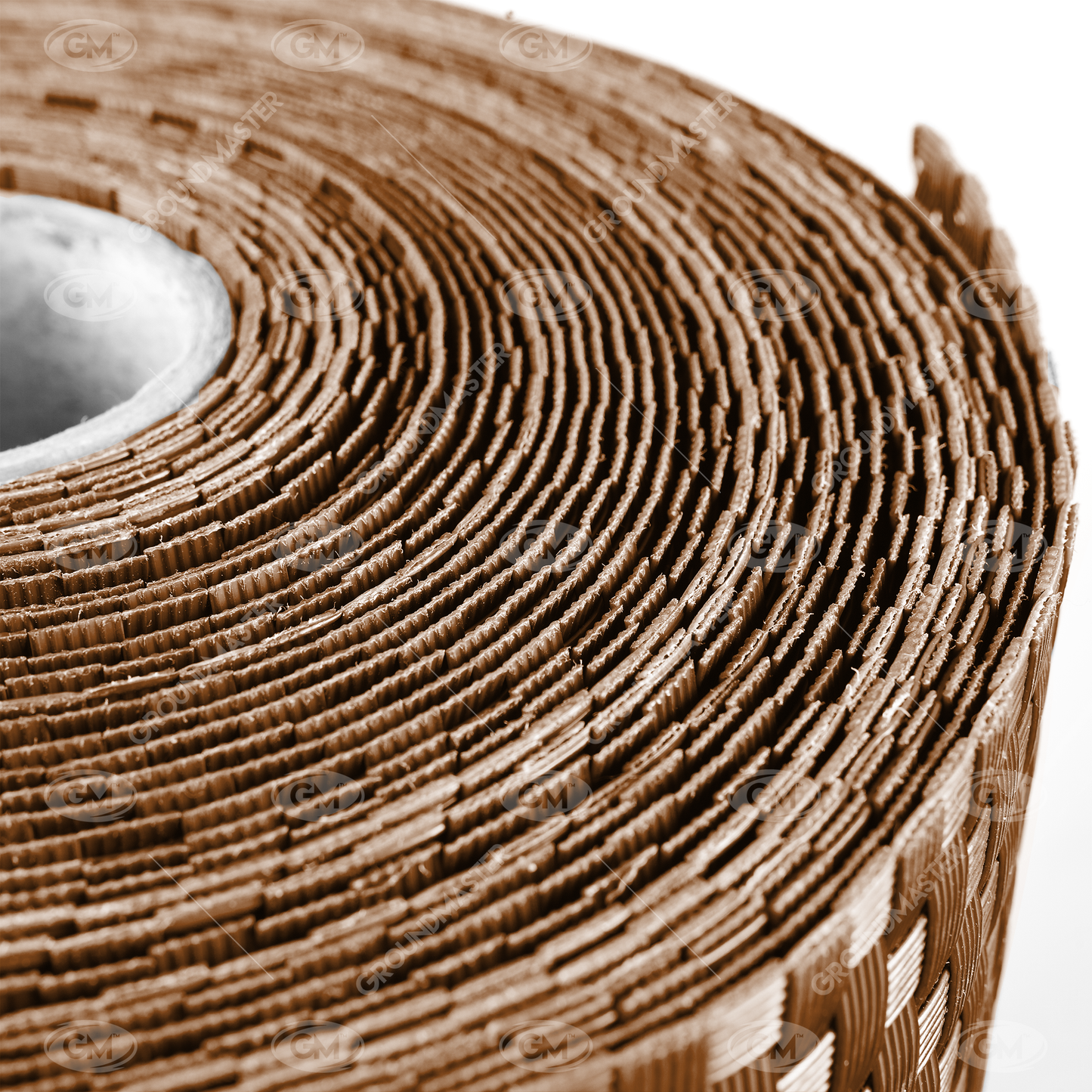 GroundMaster Polyrattan Screening (Honey, 1m x 1m)