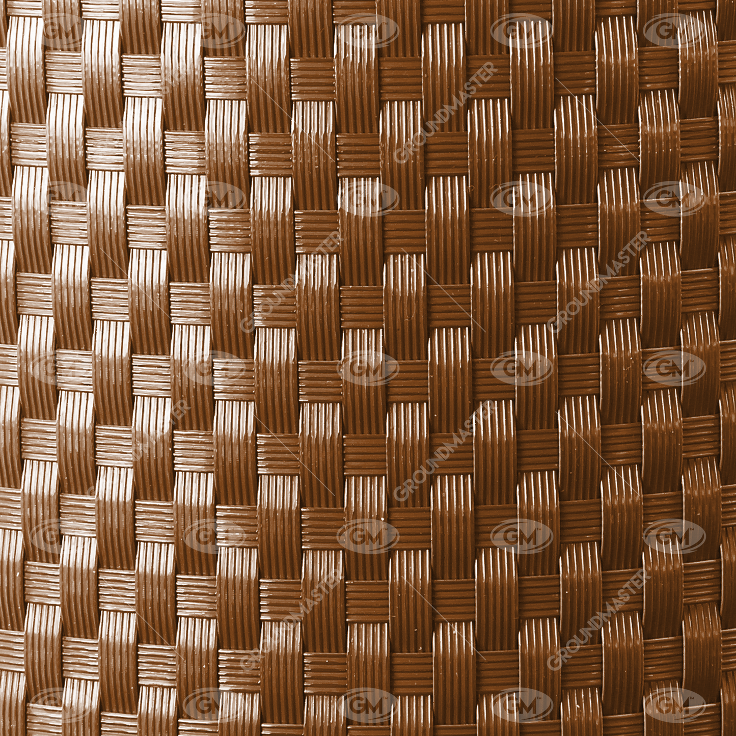 GroundMaster Polyrattan Screening (Honey, 1m x 1m)