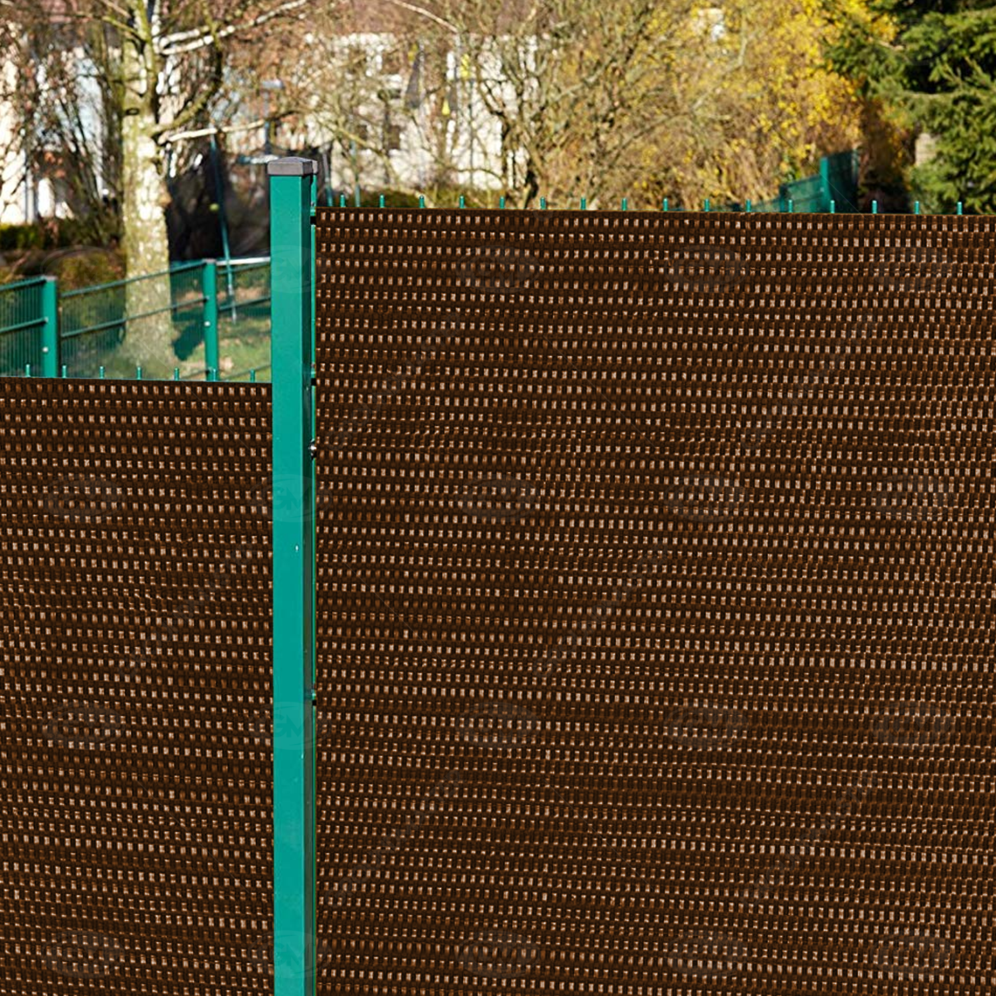 GroundMaster Polyrattan Screening (Honey, 1m x 1m)