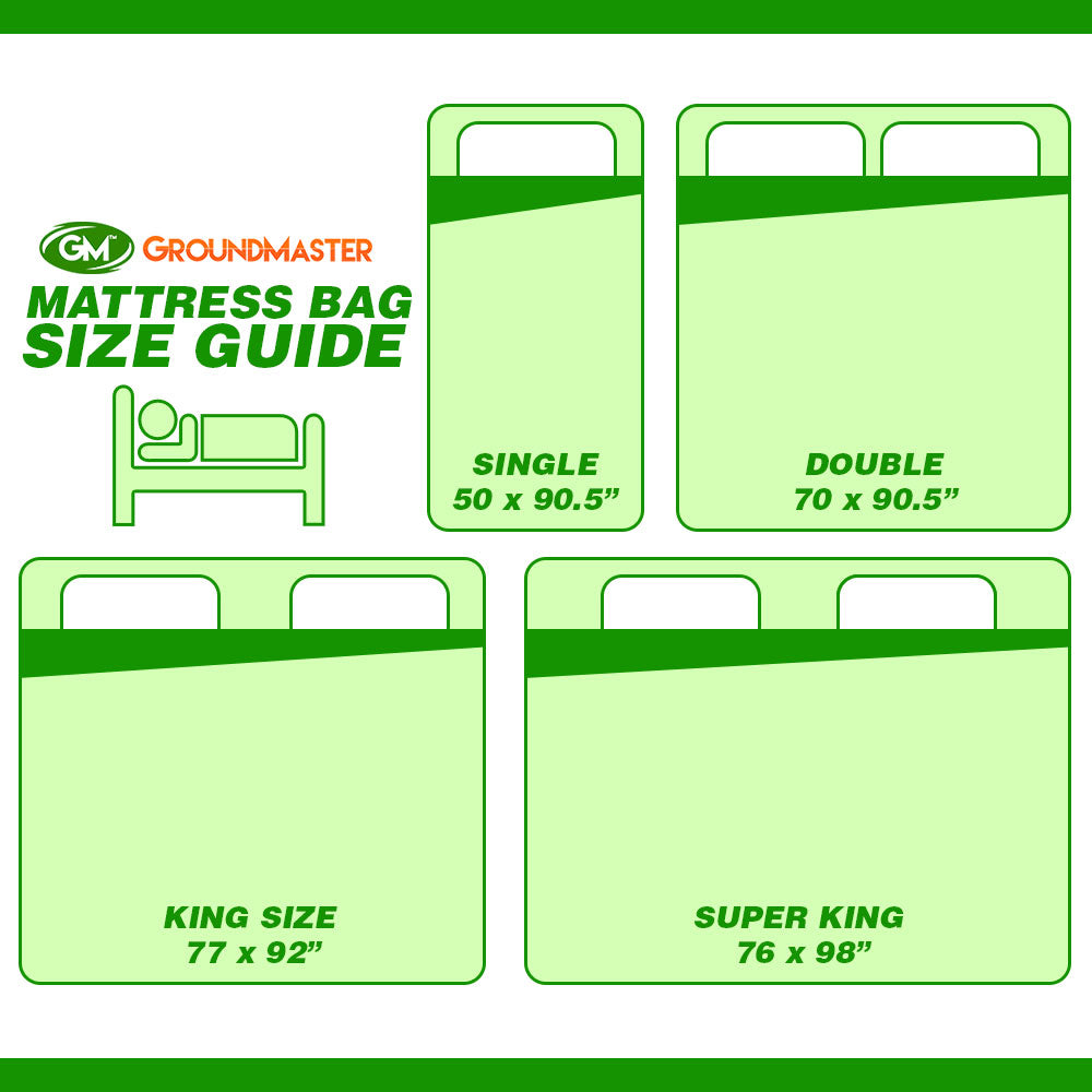 GroundMaster King Size Mattress Bag (1 Pack)