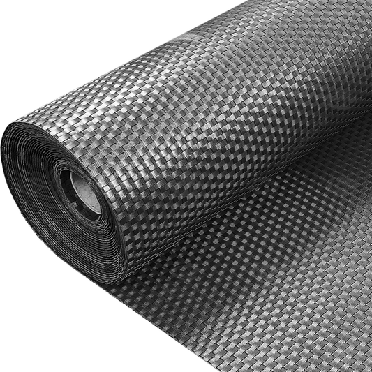 GroundMaster Polyrattan Screening (Black, 1m x 1m)