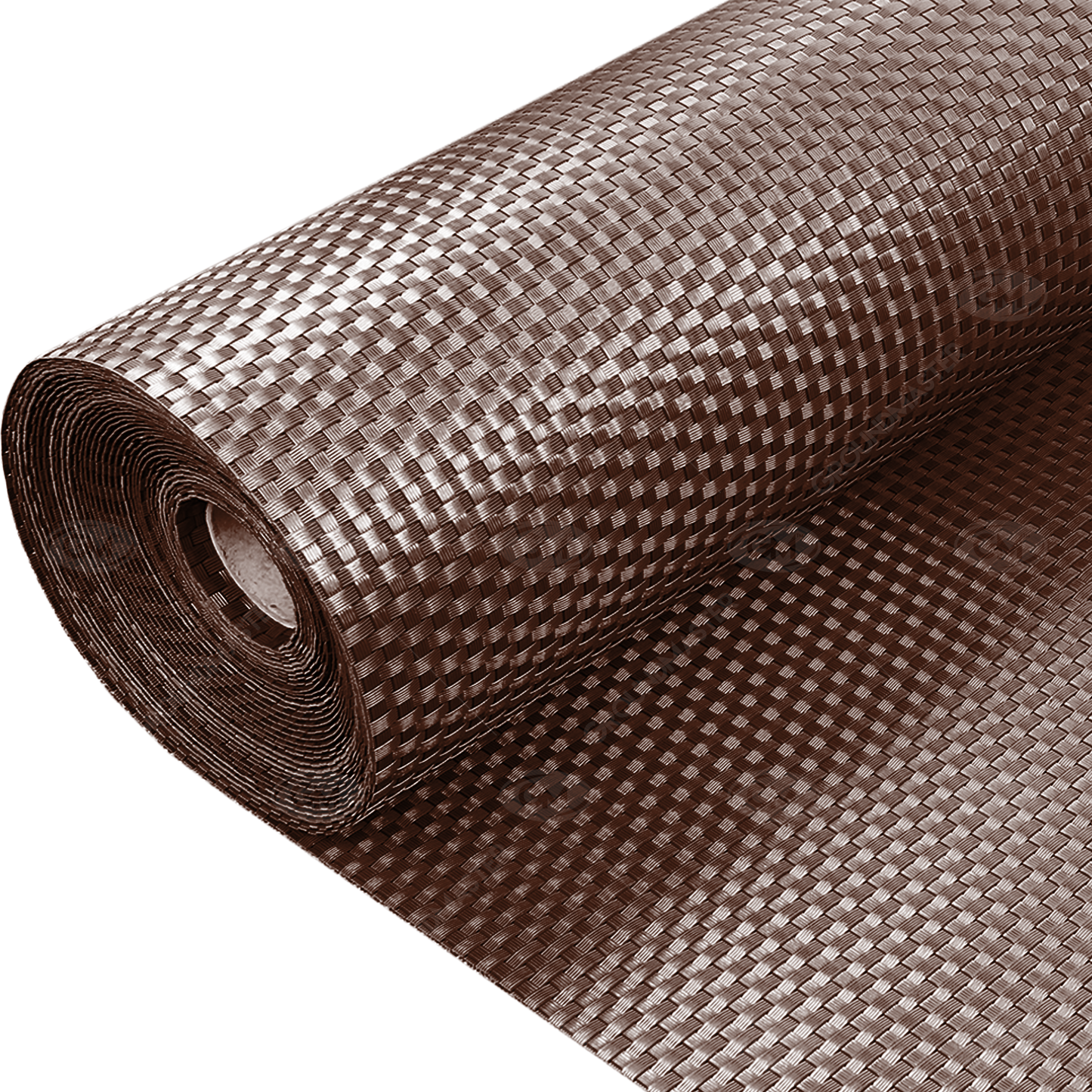 GroundMaster Polyrattan Screening (Dark Brown, 1m x 1m)