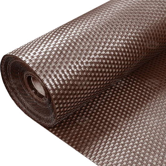 GroundMaster Polyrattan Screening (Dark Brown, 1m x 1m)