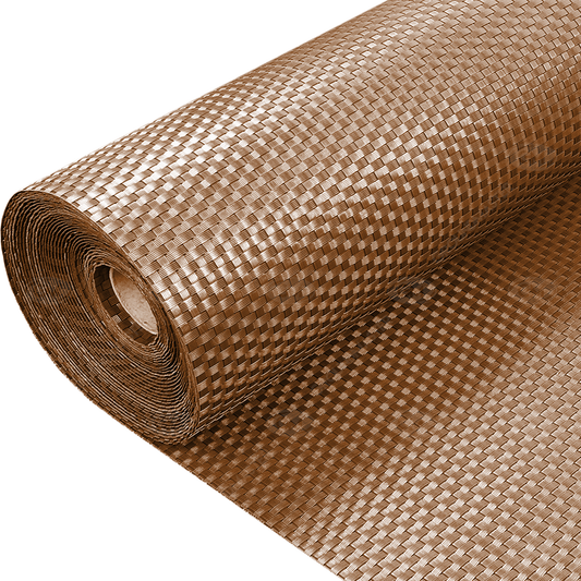 GroundMaster Polyrattan Screening (Honey, 1m x 1m)