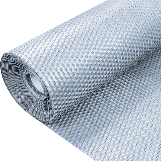 GroundMaster Polyrattan Screening (Light Grey, 1m x 1m)