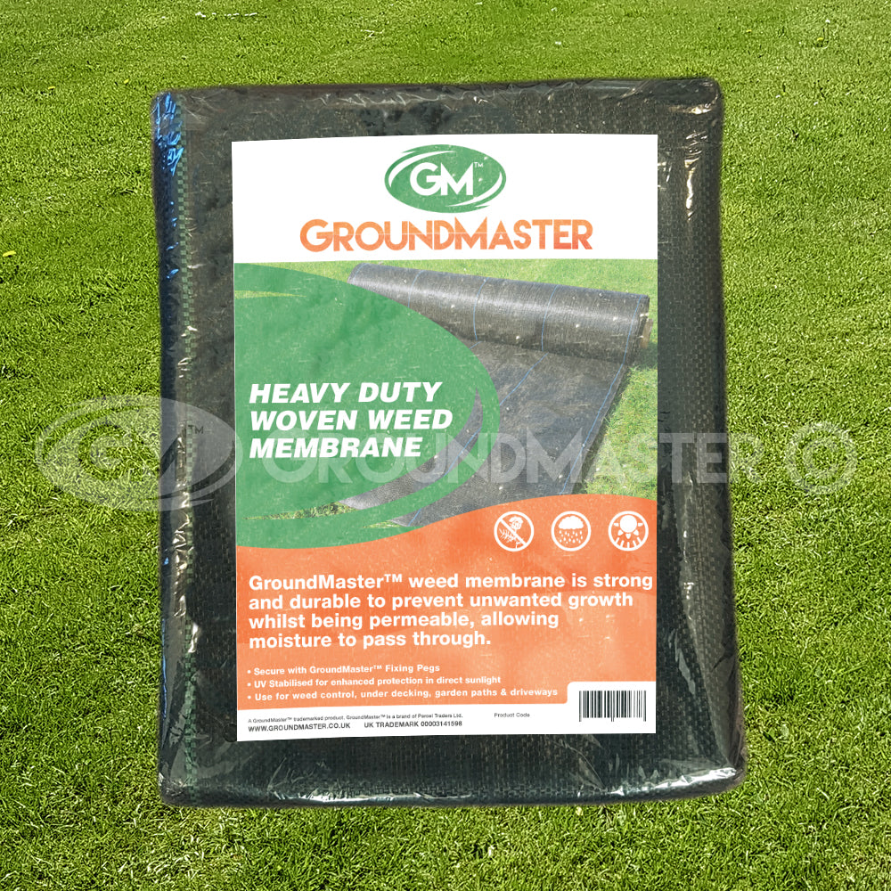 GM 5m x 50m Weed Control Fabric + 100 Pegs