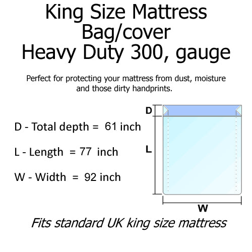 10 x 5ft King Mattress Cover