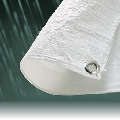 Economy Tarpaulin (White, 4.5m x 6.0m)