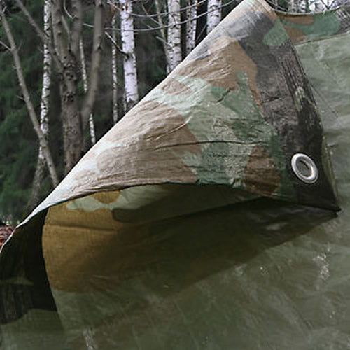 Army Camouflage Tarpaulin 4.5m x 6.0m