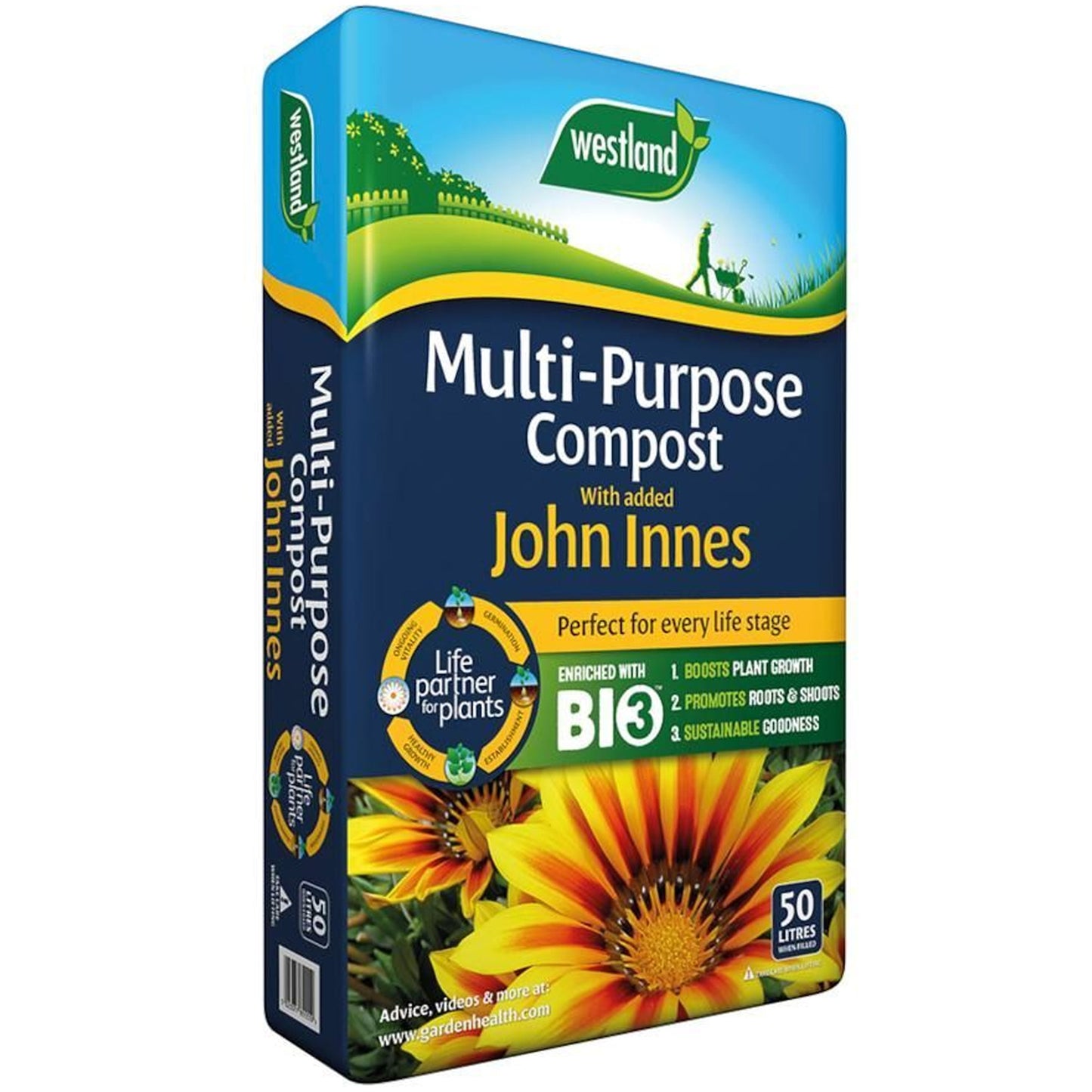 Multi-Purpose Compost with John Innes 50L by Westland